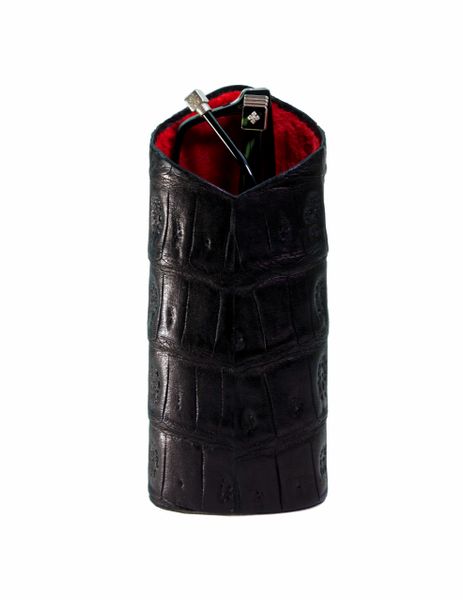 Brizard and Co The Luxury Eyewear Stand - Genuine Black Caiman