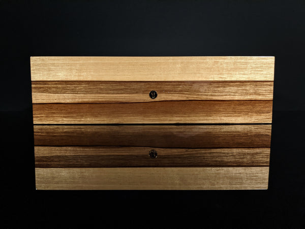 Elie Bleu Limba Wood Humidor 110 count