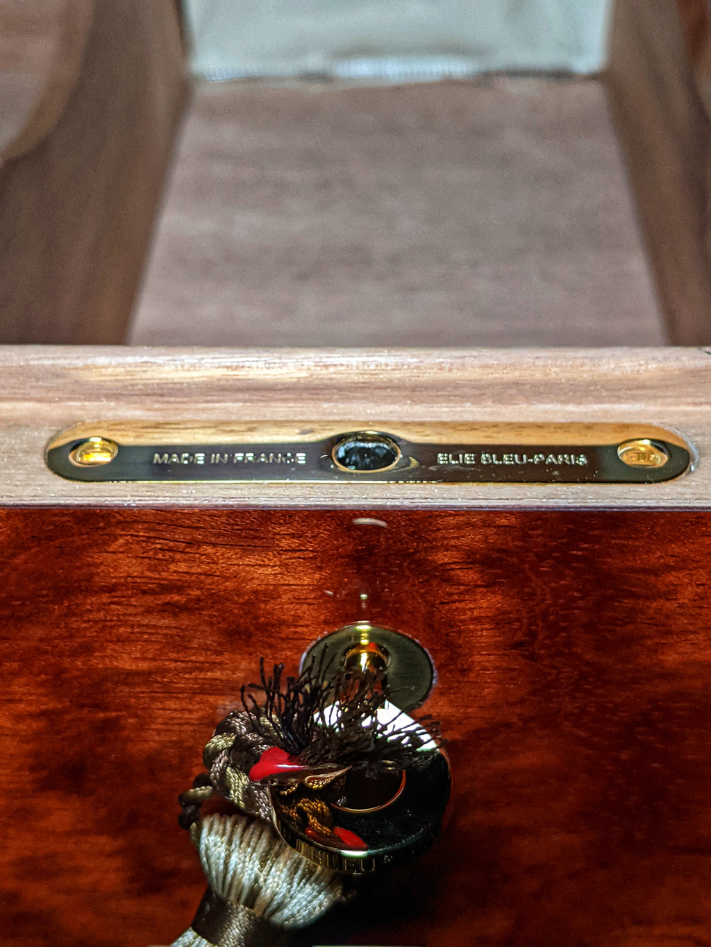 Elie Bleu Bubinga Wood Humidor 110 count