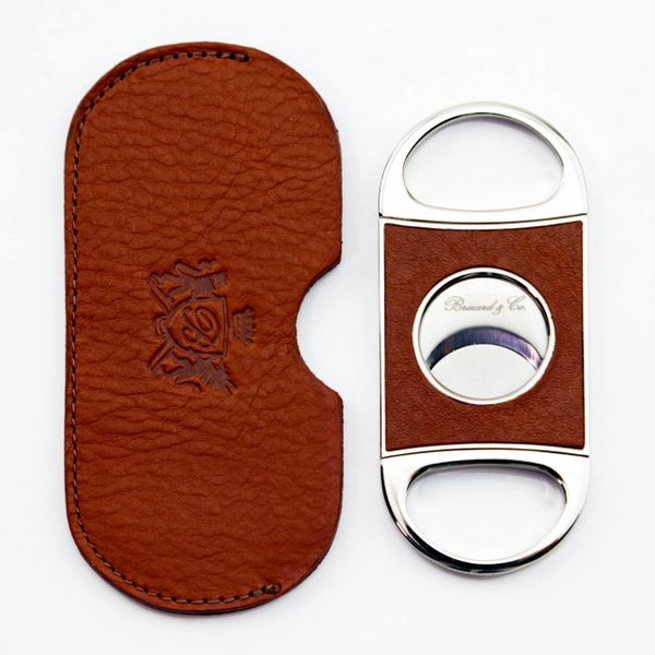 Brizard and Co. Double Guillotine Series 2 Cutter - Tan Leather