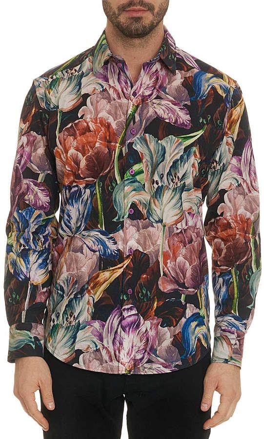 Robert Graham Acadia  Medium-sized shirt