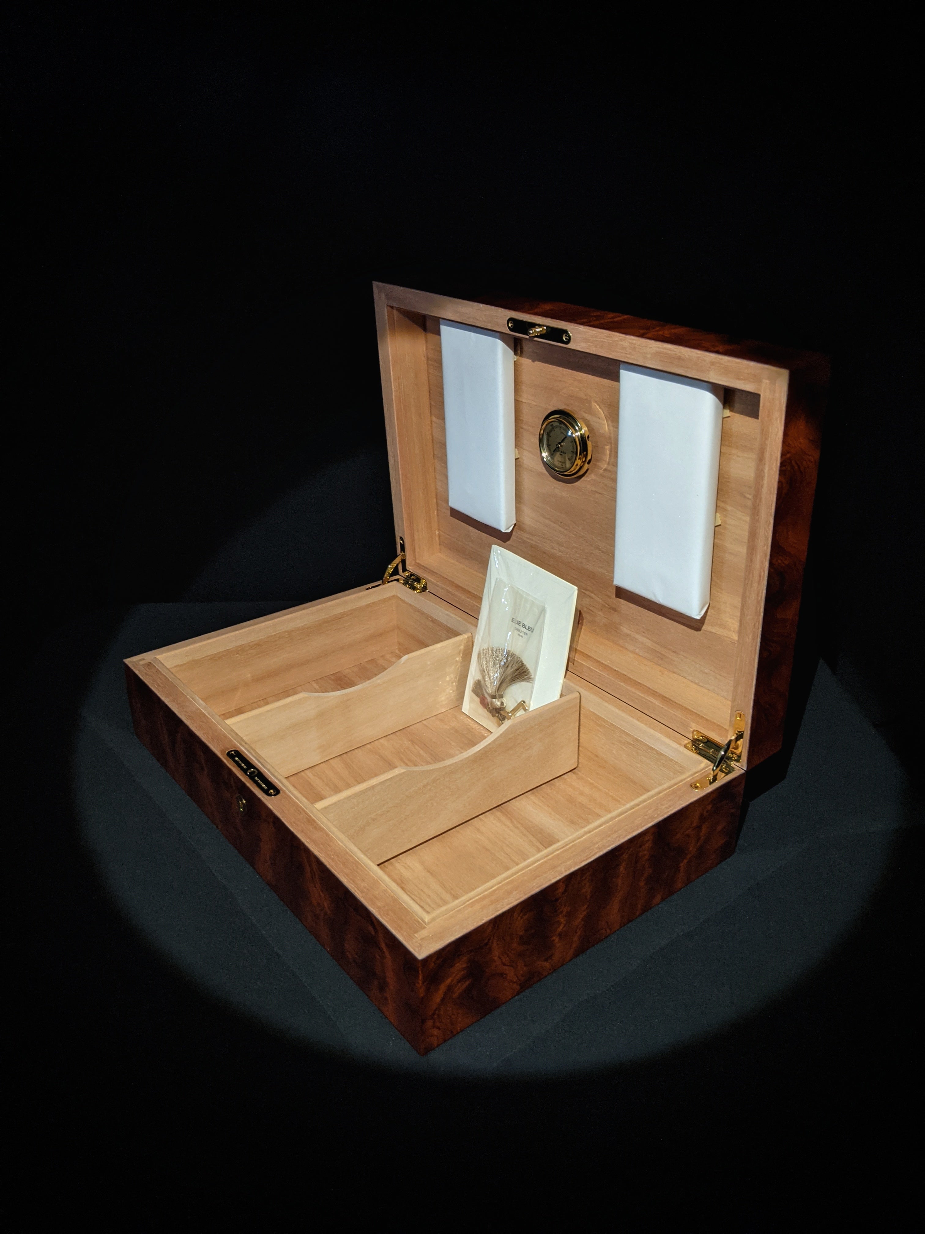 Elie Bleu Figured Bubinga Humidor 110 ct