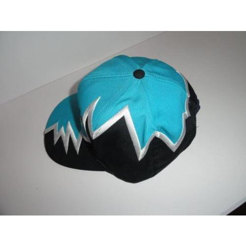 Marine Machine  Teal  jagged edge embroidered baseball cap