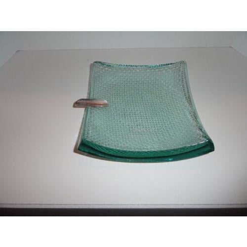 Stephen Schlanser Studio Art Glass Ashtray