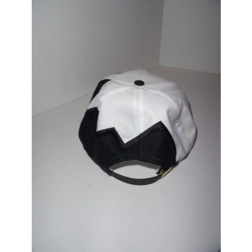 Marine Machine embroidered Black jagged edge baseball cap