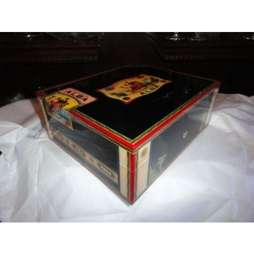 Elie Bleu Alba Black Sycamore Humidor 75 count