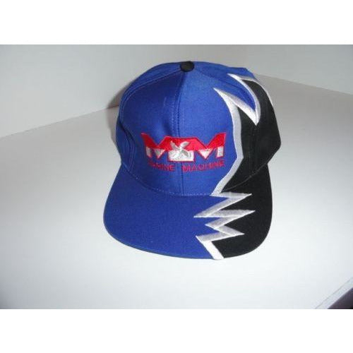 Marine Machine embroidered  blue  & black jagged edge baseball cap