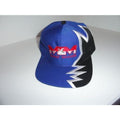 Marine Machine embroidered  blue  & black jagged edge baseball cap