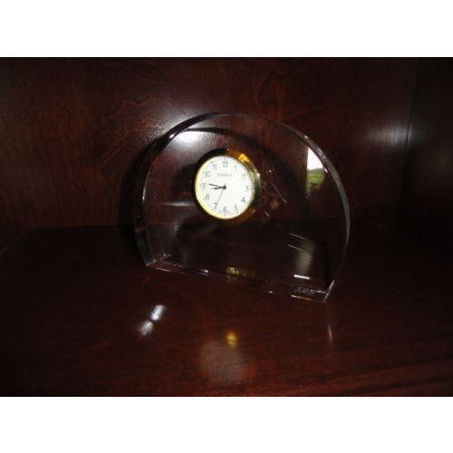 Faberge Half Moon Crystal  Clock new in the original box Style 631116