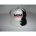 Marine Machine embroidered Black jagged edge baseball cap