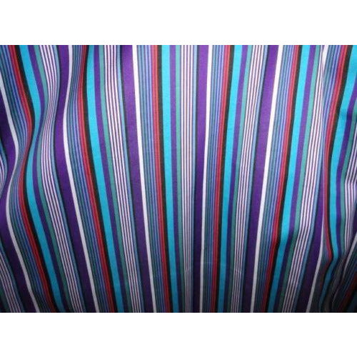 Robert Graham Multicolor Satin Stripe Shirt — Medium