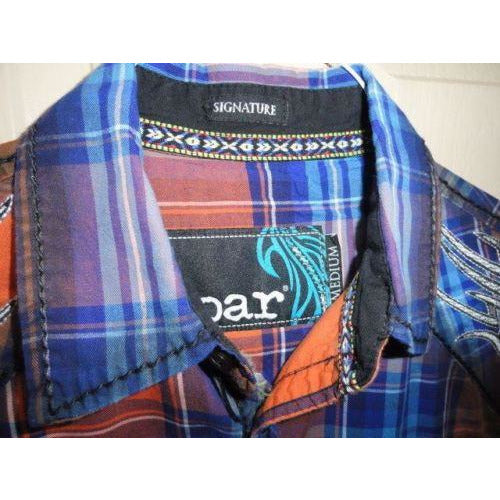 Men's Roar Signature Long  Sleeve Button Up Shirt Size Medium