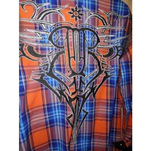 Men's Roar Signature Long  Sleeve Button Up Shirt Size Medium