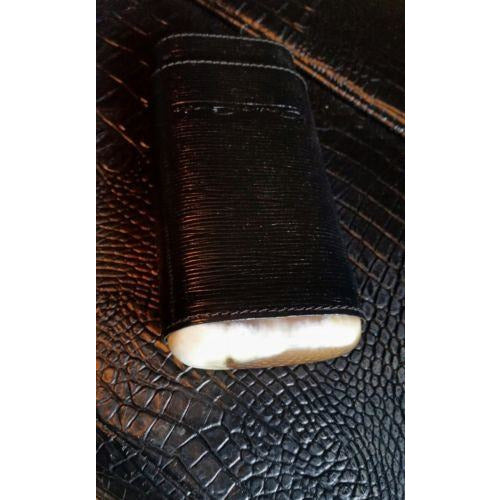 Andre Garcia Black  leather  case