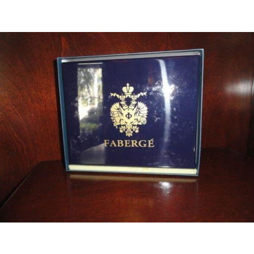 Faberge Half Moon Crystal  Clock new in the original box Style 631116