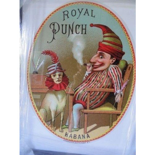 Royal Punch print signed and framed in shiny black frame. 35" x 28" x 1" new