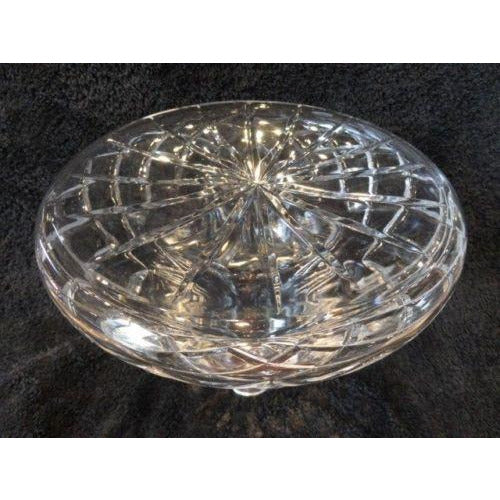 Cut  Crystal 10.5" Ships Decanter with stopper no original box