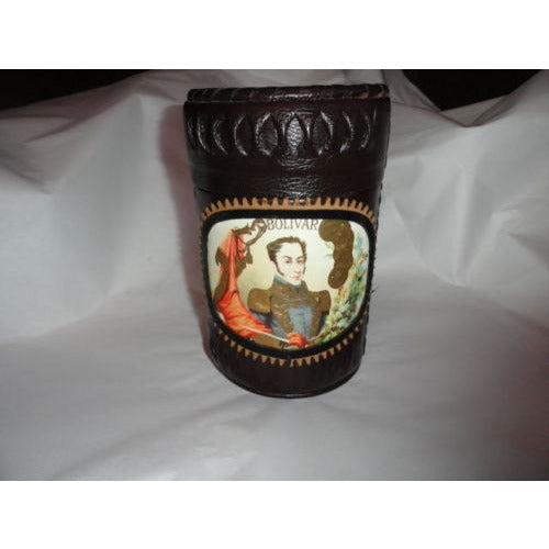 leather with cedar storage jar