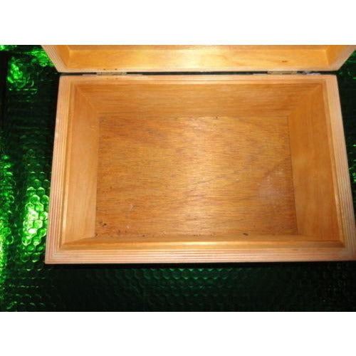 Custom Exotic Dark Green Wood Humidor 50 count capacity 11" L x 7.25" W x 4.5" H