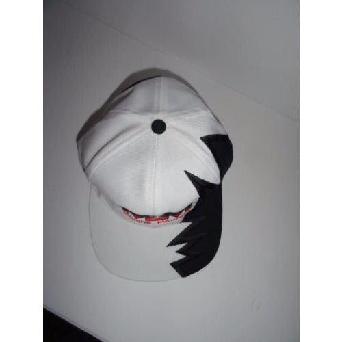 Marine Machine embroidered Black jagged edge baseball cap