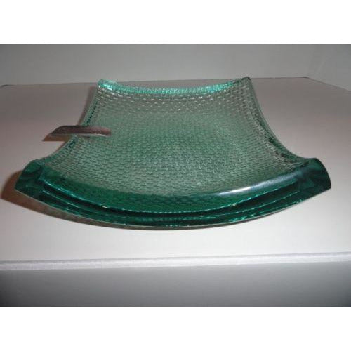 Stephen Schlanser Studio Art Glass Ashtray