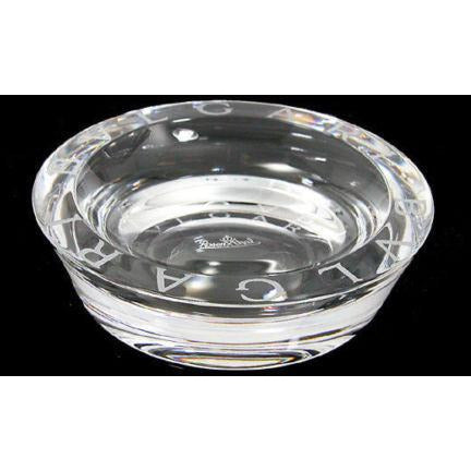 Bvlgari Crystal Ashtray by Rosenthal measures 4.75 inches in diameter