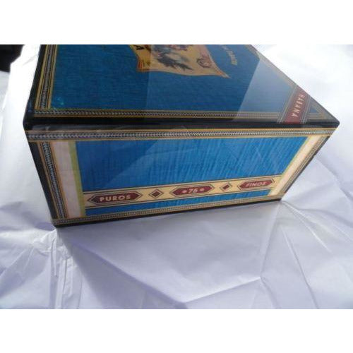 Elie Bleu Alba Blue  Humidor 75 count