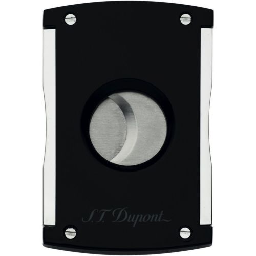 S.T.Dupont Black Lacquer  Cutter with Leather Pouch