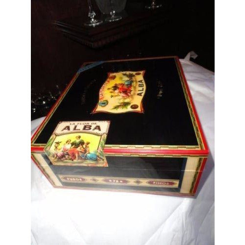 Elie Bleu Alba Black Sycamore Humidor 75 count
