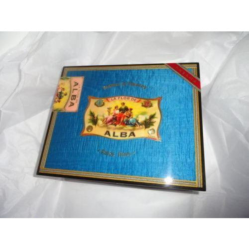 Elie Bleu Alba Blue  Humidor 75 count