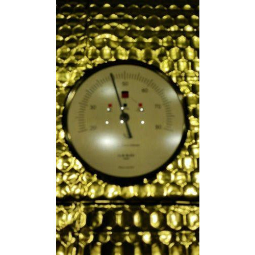 Elie Bleu Hygrometer 3.5 diameter Gold  finish  New