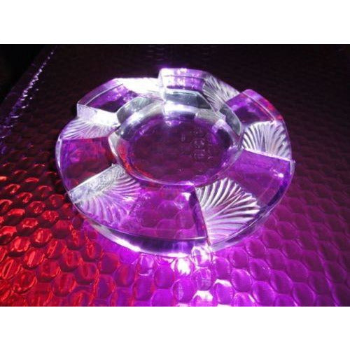 Lalique Cuba Crystal Art Deco Ashtray
