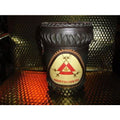 cigar holder leather with cedar storage jar for up to 25 cigars