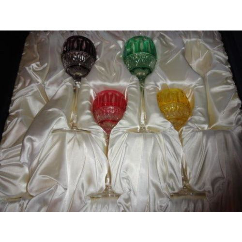 Faberge Xenia Goblet  Glasses set of 4  new in the original box