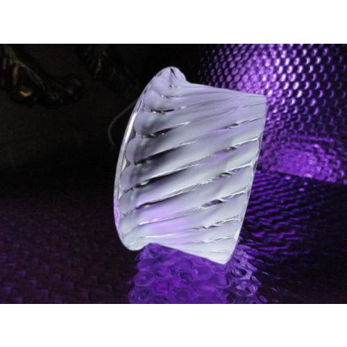 Lalique France Crystal Smyrne Ashtray