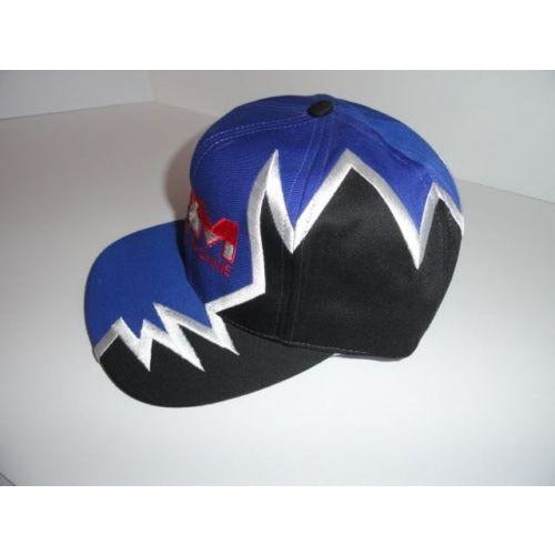 Marine Machine embroidered  blue  & black jagged edge baseball cap