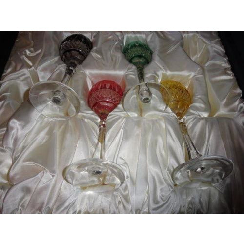 Faberge Xenia Goblet  Glasses set of 4  new in the original box