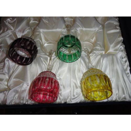 Faberge Xenia Goblet  Glasses set of 4  new in the original box