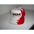 Marine Machine  Red jagged edge embroidered baseball cap
