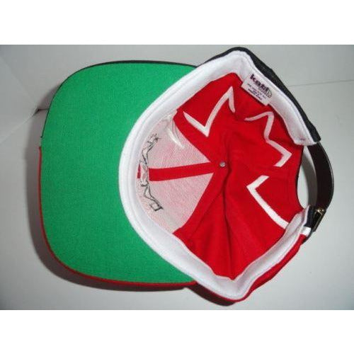 Marine Machine  Red jagged edge embroidered baseball cap