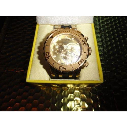 Mens Invicta 6905 Reserve Subaqua Specialty Chronograph Gold Plated Swiss Watch
