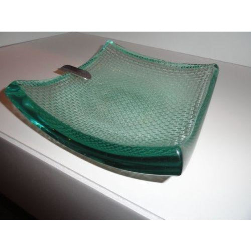 Stephen Schlanser Studio Art Glass Ashtray