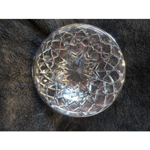 Cut  Crystal 10.5" Ships Decanter with stopper no original box