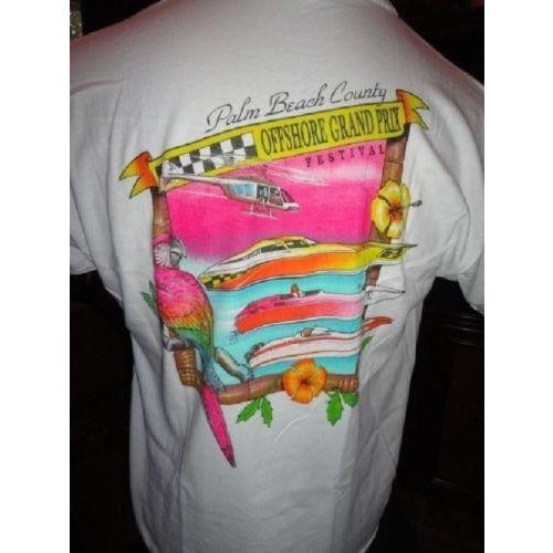 Palm Beach Offshore Powerboat Racing T-Shirt LARGE