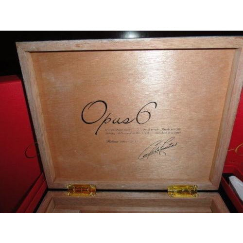 Fuente Opus 6 Ltd Macassar Lacquer traveler humidor