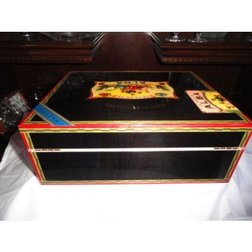 Elie Bleu Alba Black Sycamore Humidor 75 count