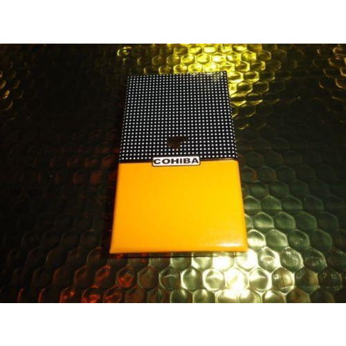 COHIBA  Stainless Steel Dual Blades  Cutter new box with carrying pouch