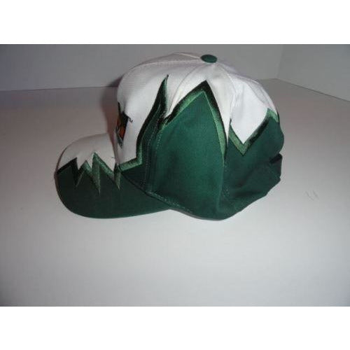 Marine Machine embroidered  Dark Green jagged edge baseball cap