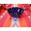 faberge galaxy blue crystal bowl in the original box