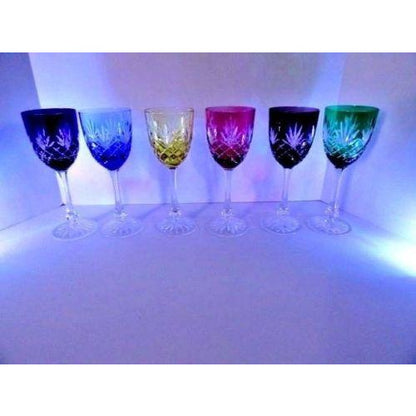Faberge  Odessa  Crystal  Glasses  set of 6